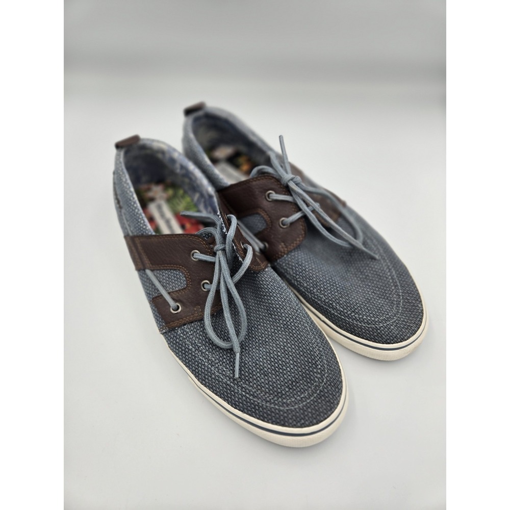Tommy Bahama‎ Mens Size 13 Blue Tennis Shoes Hawaiin Look Casual Shoes/Sneakers